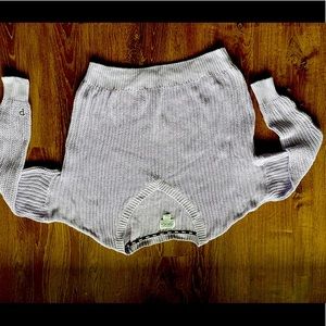 Oversized PINK Grey Sweater